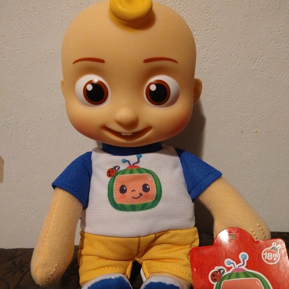 CoComelon JJ and Melon Plush Stuffed Animal Toys, Set of 2 - 8" Plush - Picture 3 of 7